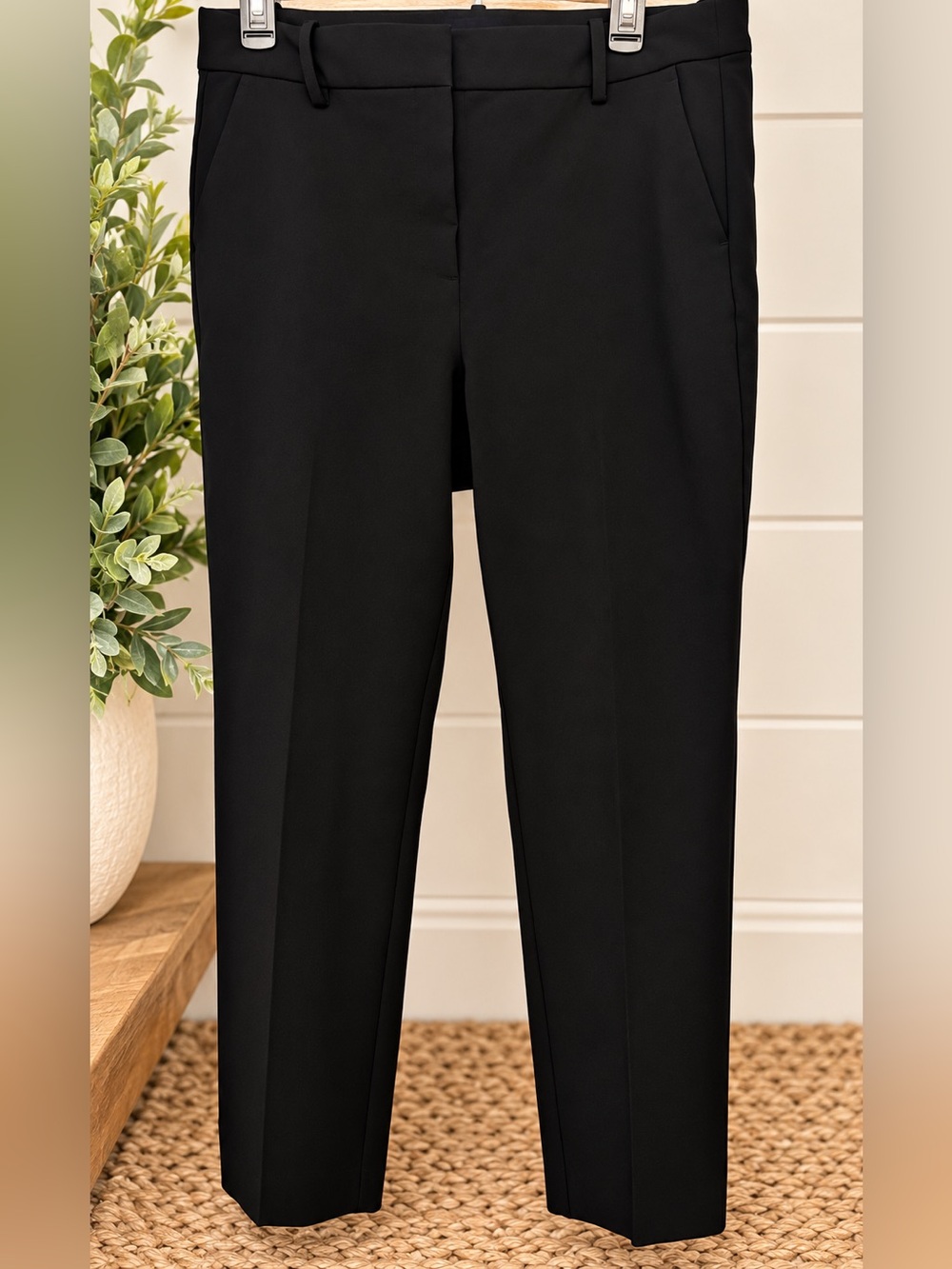 🌟J.Crew🌟 Ruby Crop Pant Straight Leg Black Pants Size 12